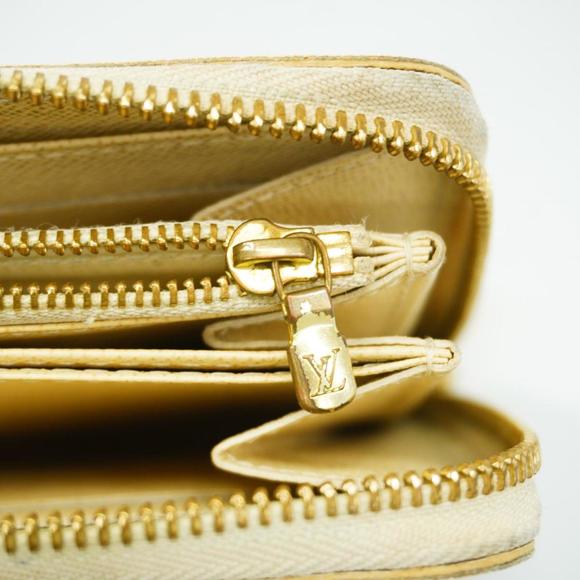 Louis Vuitton Long Wallet Damier Azur Zippy N60019 White Men's Women's - Picture 13 of 15